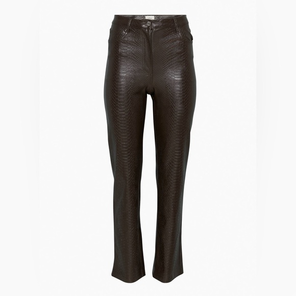 Aritzia Melina Python Pants (run small) - Picture 8 of 9